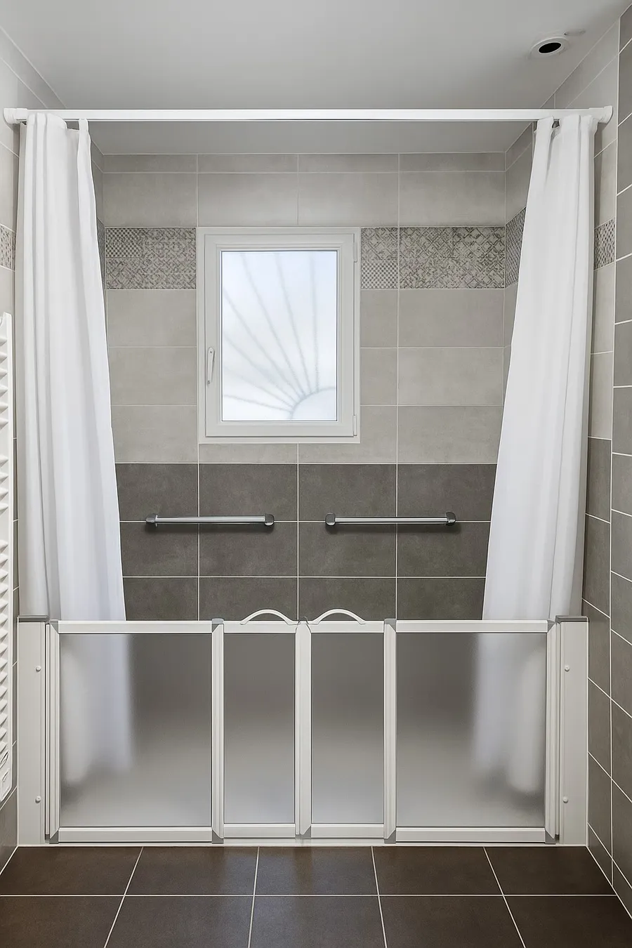 realisation-salle-bain-PMR-entreprise-gervreau-plombier-chauffagiste-saint-palais-sur-mer (2) Réalisation de salle de bain par l