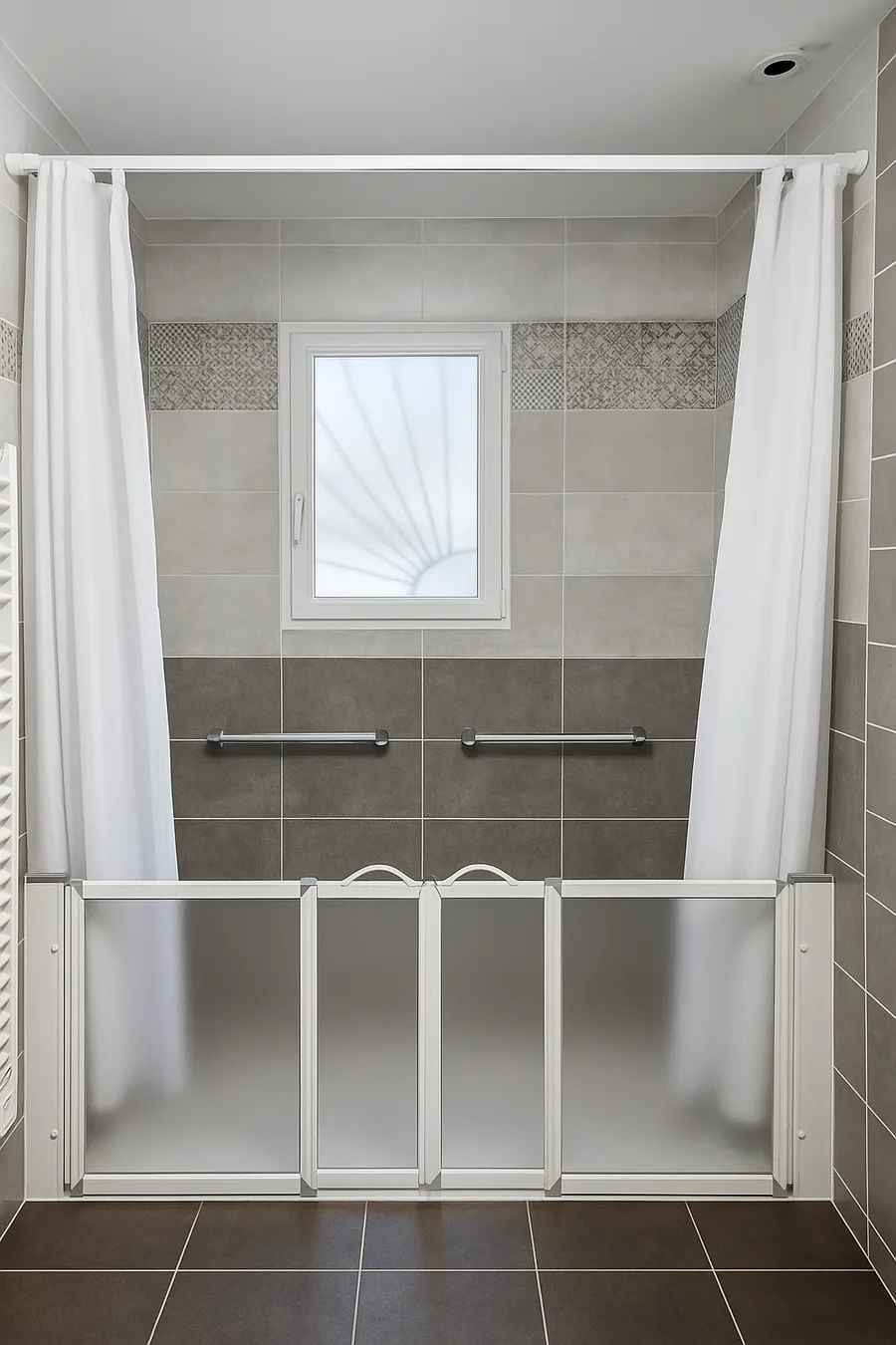 realisation-salle-bain-PMR-entreprise-gervreau-plombier-chauffagiste-saint-palais-sur-mer (4) Réalisation de salle de bain par l