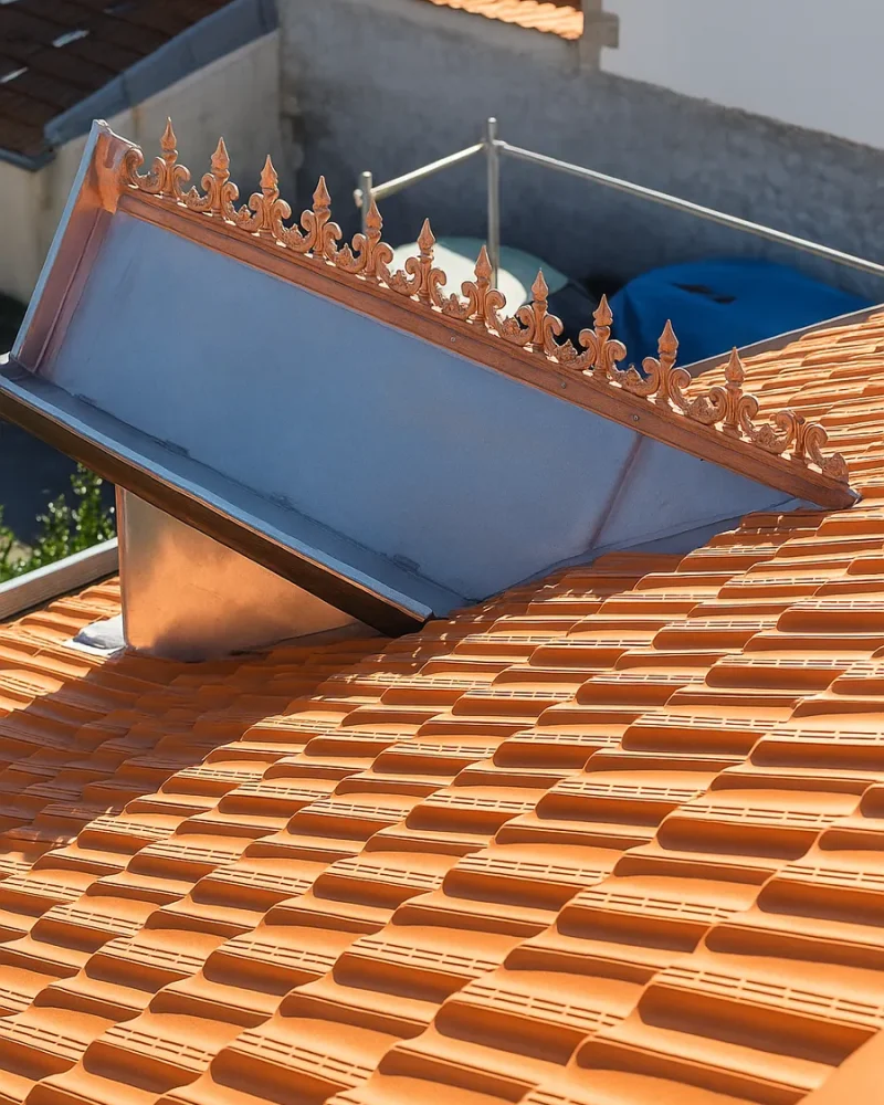 Réalisation de traitement de toiture par l'entreprise Gerveau, plombier chauffagiste à Saint Palais sur Mer